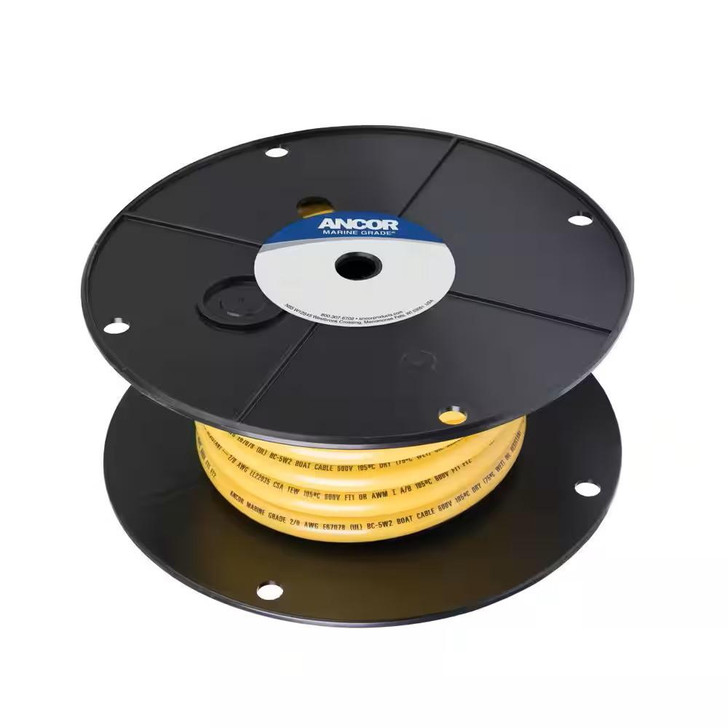  Ancor 2/0 Yellow 25ft Spool Tinned Cooper 