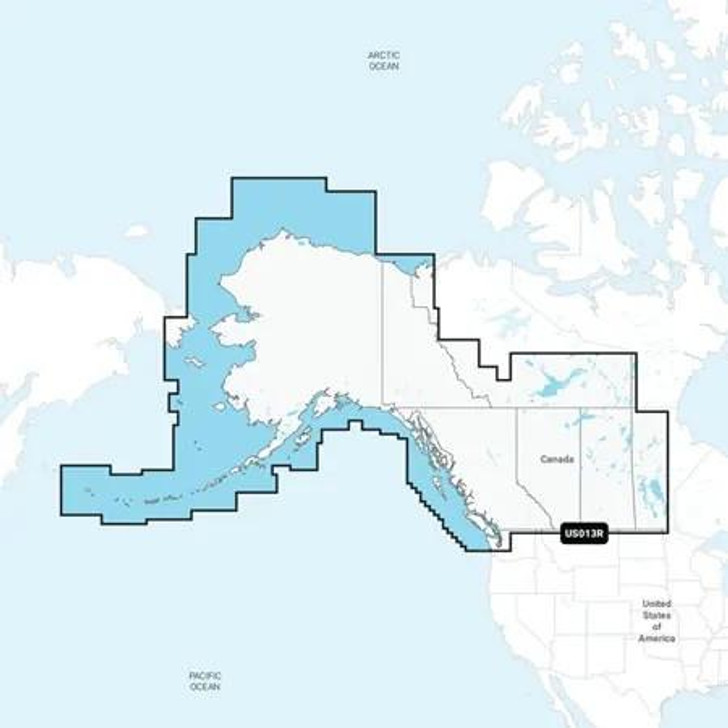  Garmin NSUS013R Navionics+ Canada, West & Alaska mcroSD 