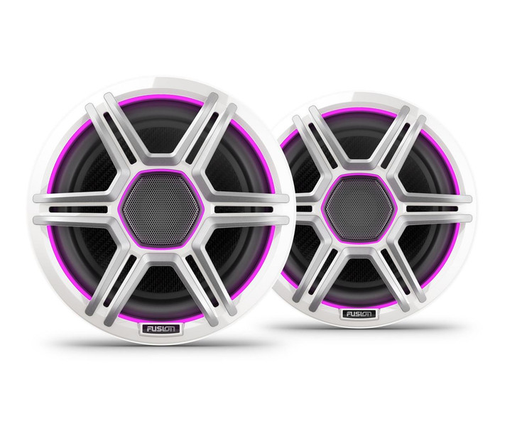Fusion Electronics Fusion AP-FL77SPW 7.7in LED Apollo Series Speakers White Sport Grilles 