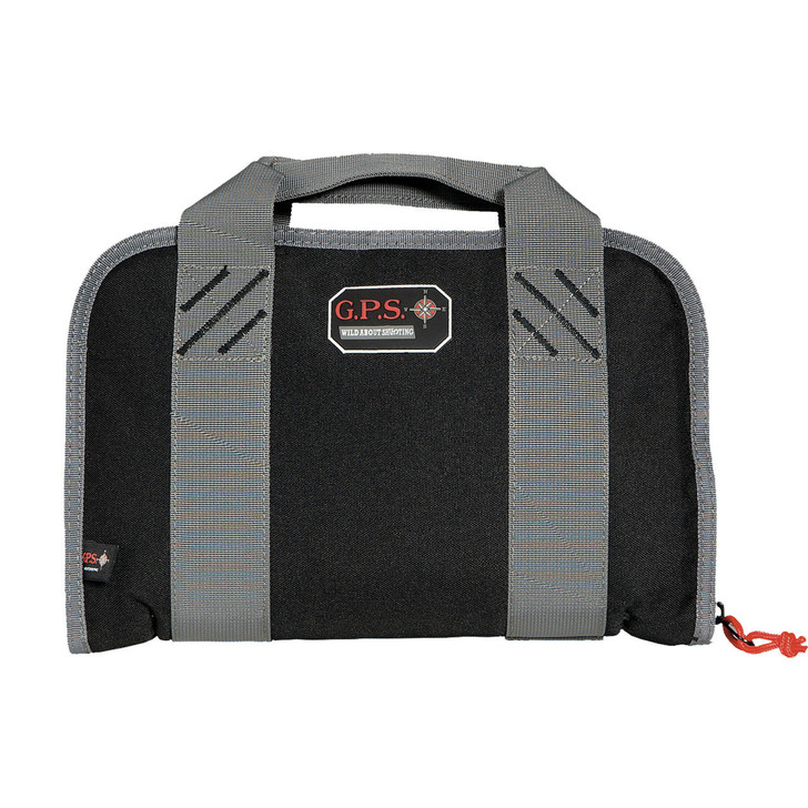 GPS Gps Double Compact Pistol Case Black 