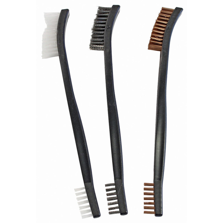 Birchwood Casey Birchwood Casey Utility Brushes Brnz/nyl/stl 3pk