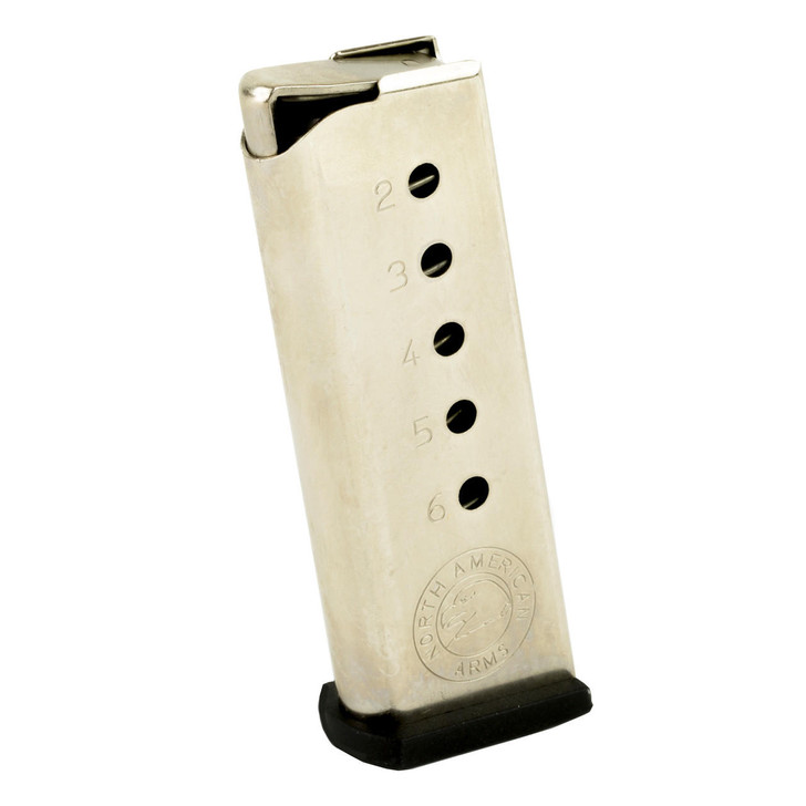 North American Arms Mag Naa Guardian 380acp 6rd Stnls 