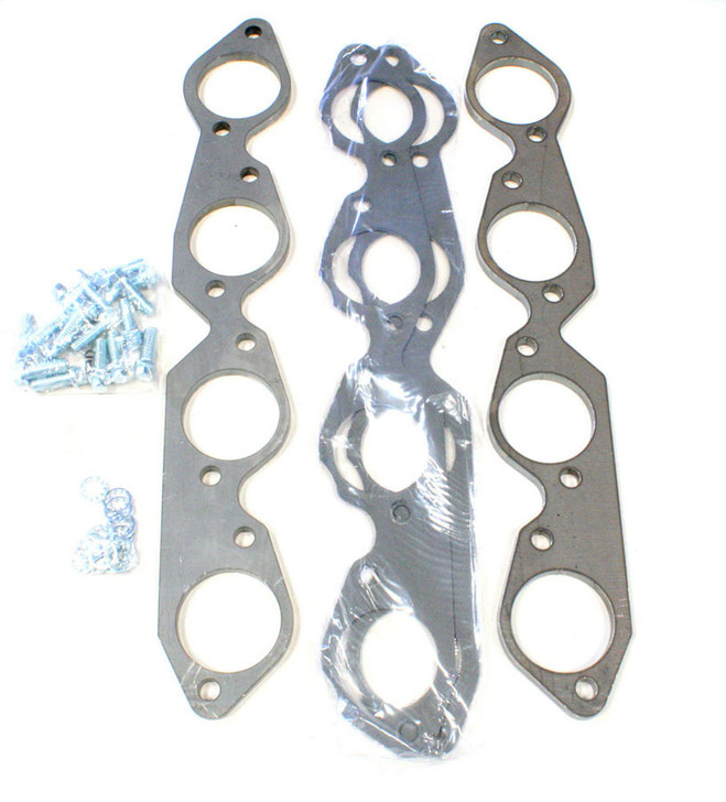 BBC Header Flange Kit w/Round Port