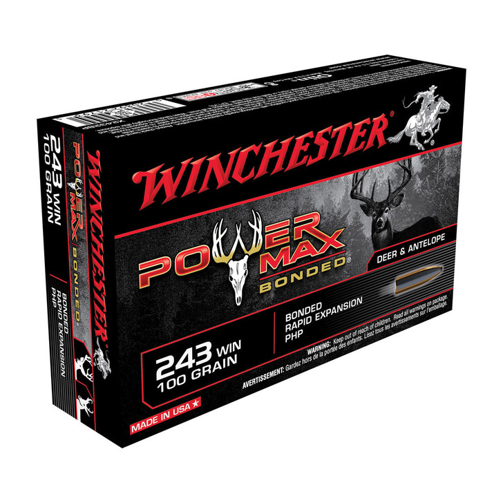 Winchester Ammunition Win Pwr Max Bond 243win 100gr 20/200 