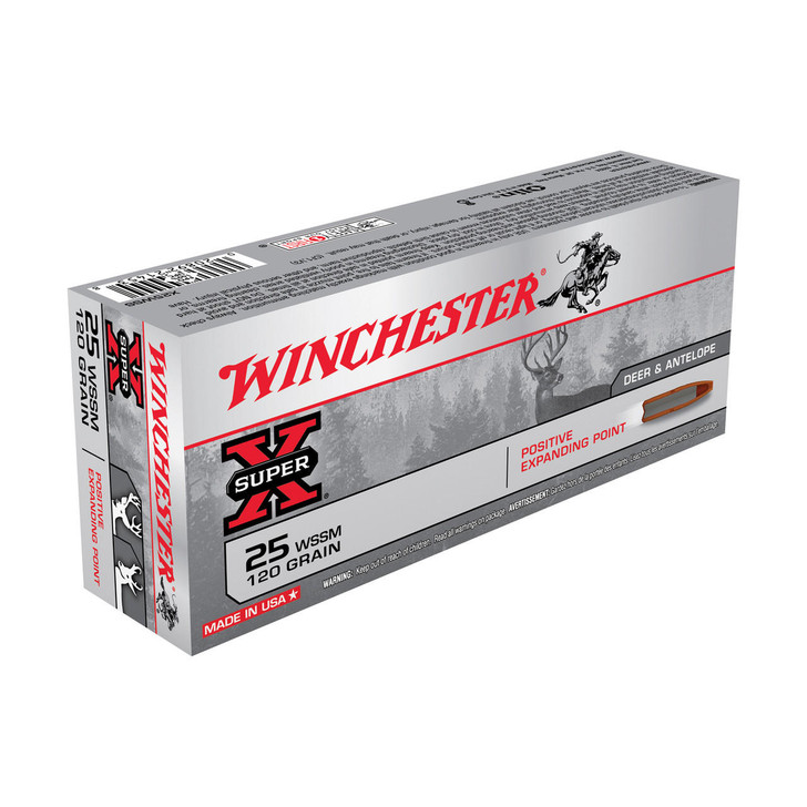 Winchester Ammunition Win Sprx 25wssm 120gr Pep 20/200 