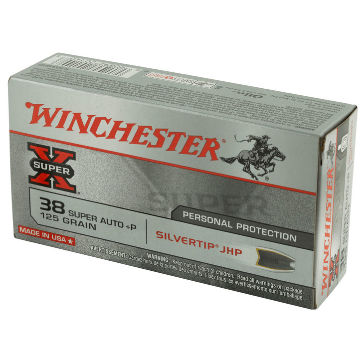  Win Sprx Silvertip 38sup 125gr 50/ 