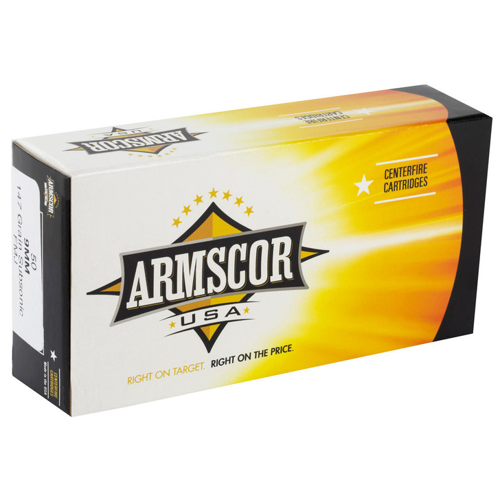  Armscor 9mm 147gr Fmj 50/1000 - ARMFAC9-5N 