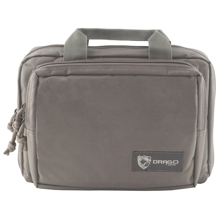  Drago Gear Double Pistol Case Gray 
