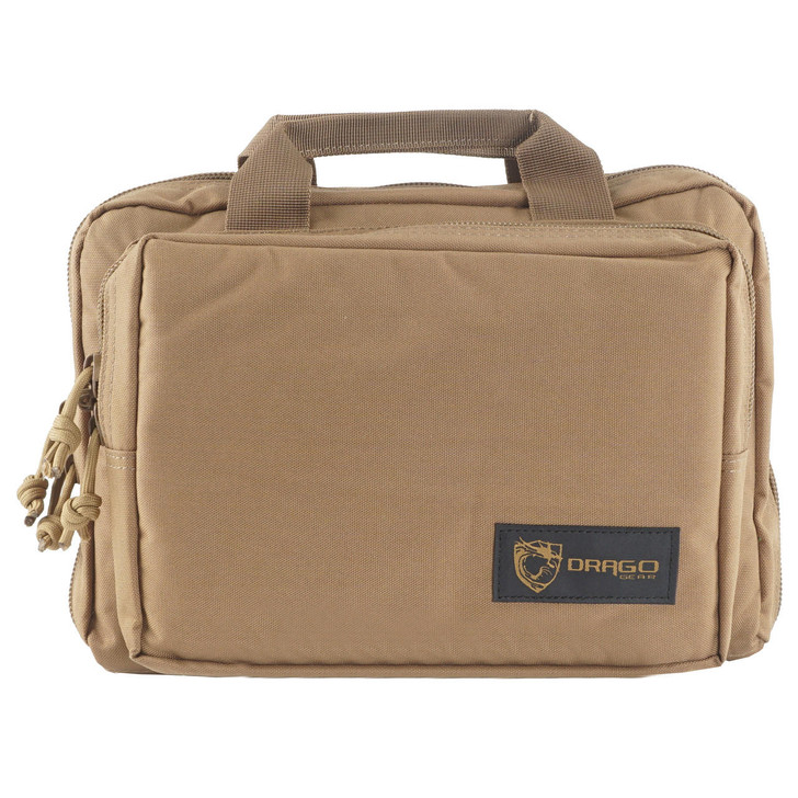  Drago Gear Double Pistol Case Tan 