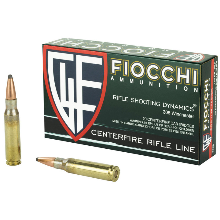 Fiocchi Ammunition Fiocchi 308win 150gr Psp 20/200