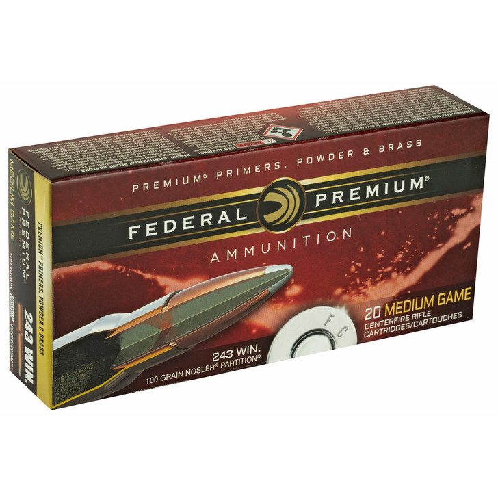 Federal Fed Prm 243win 100gr Np 20/200 