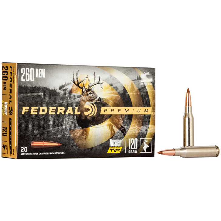 Federal Fed Prm 260rem 120gr Nbt 20/200 