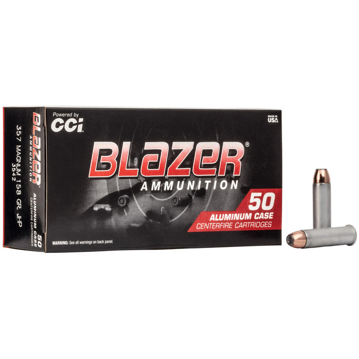 Blazer Ammunition Blazer 357mag 158gr Jhp 50/1000 