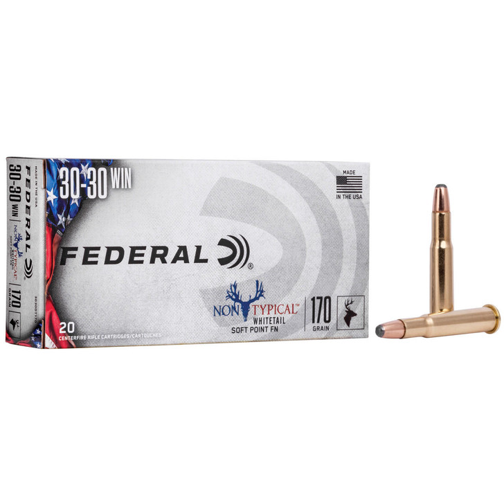 Federal Fed Non Typical 30-30 Win 170gr Sp 