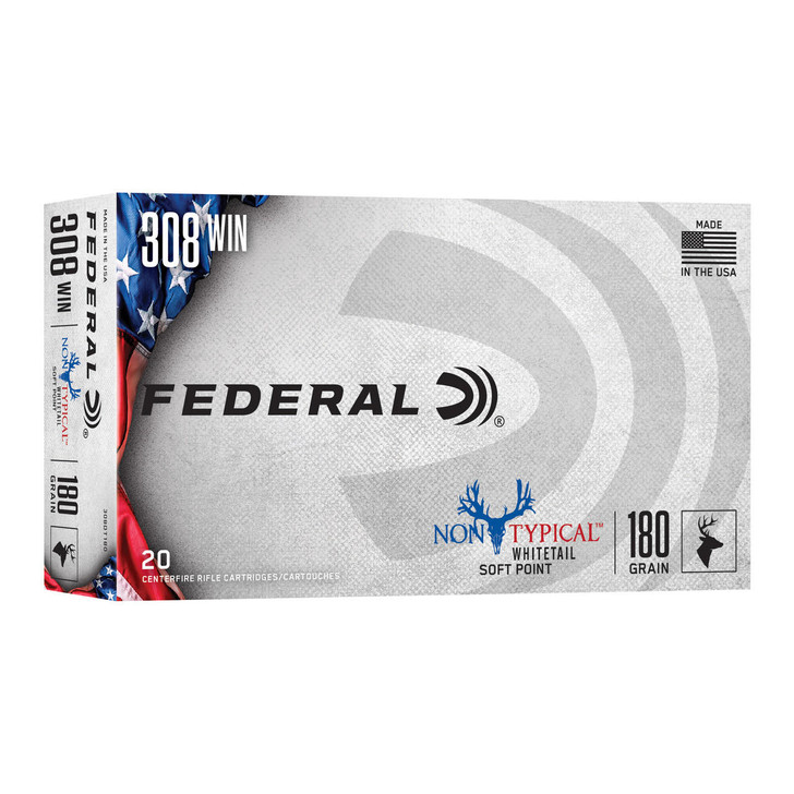Federal Fed Non Typical 308 Win 180gr Sp 20/