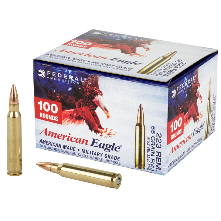 Federal Fed Ae 223rem 55gr Fmj 100/500