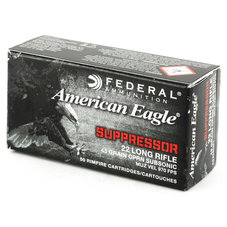 Federal Fed Ae Suppressor 22lr 45gr Fmj 50/ 