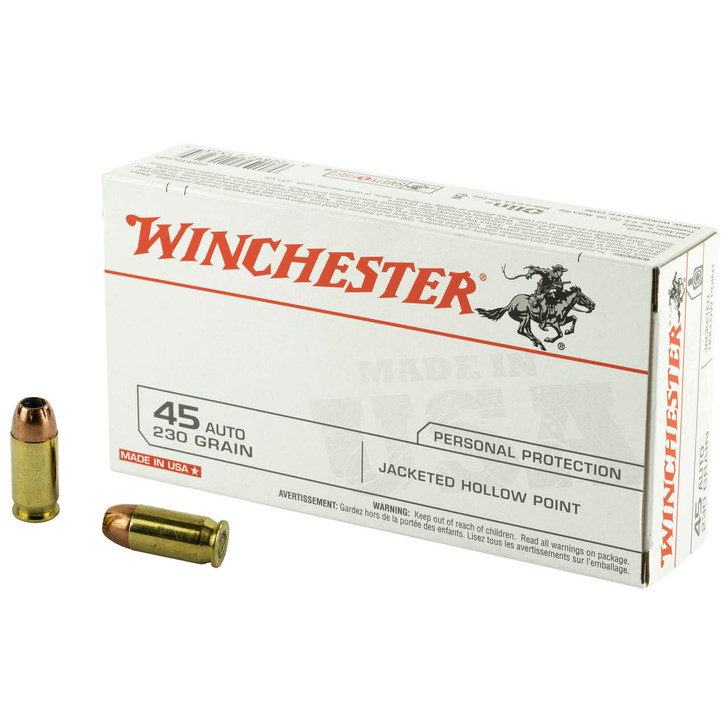 Winchester Ammunition Win Usa 45acp 230gr Jhp 50/500