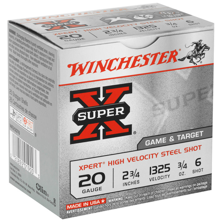 Winchester Ammunition Win Xpert Trgt 20ga 2.75" #6 25/250 
