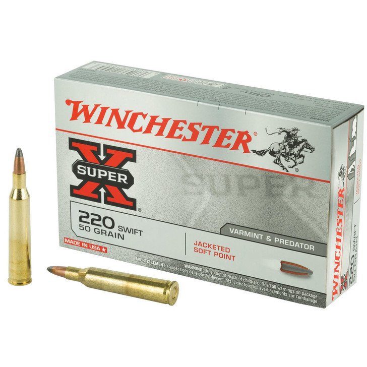 Winchester Ammunition Win Sprx 220swft 50gr Jsp 20/200 