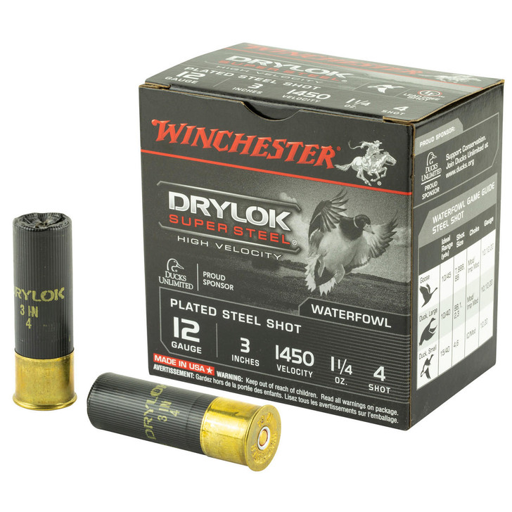 Winchester Ammunition Win Drylok Hv 12ga 3" #4 25/250