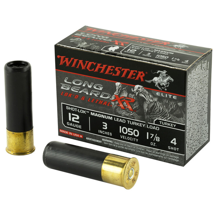 Winchester Ammunition Win Lb Xr Trky 12ga 3" #4 1-7/8oz 10 