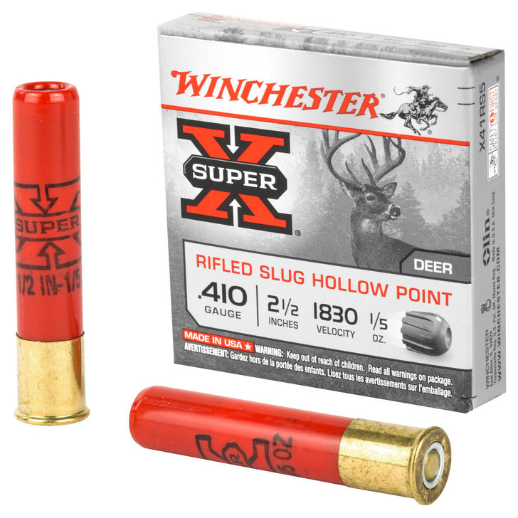 Winchester Ammunition Win Sprx 410g 2.5" 1/5oz Rfled 5/250 