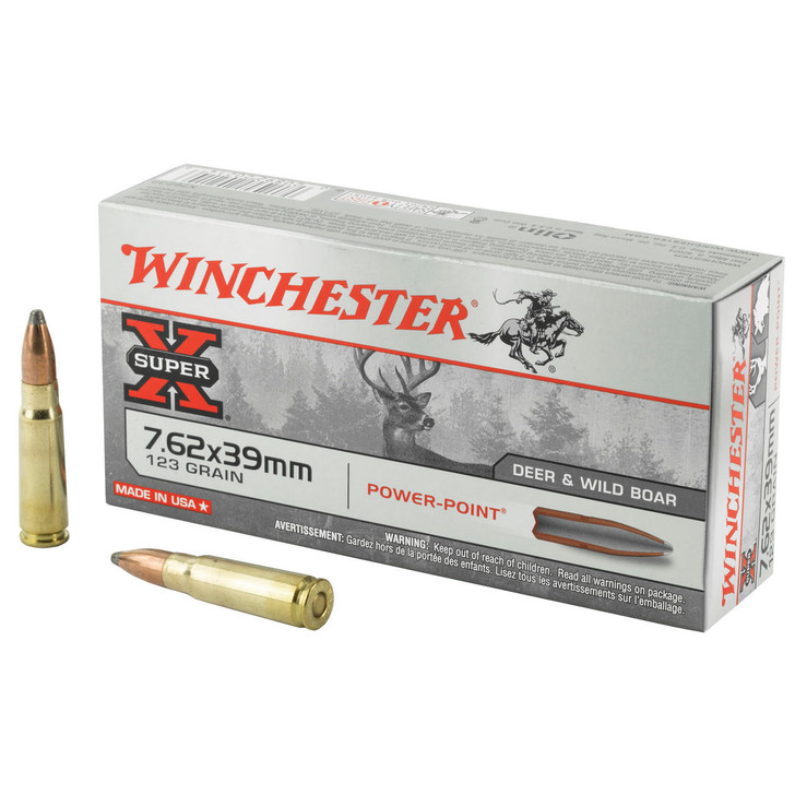 Winchester Ammunition Win Sprx Pwr Pnt 762x39 123gr 20/200 