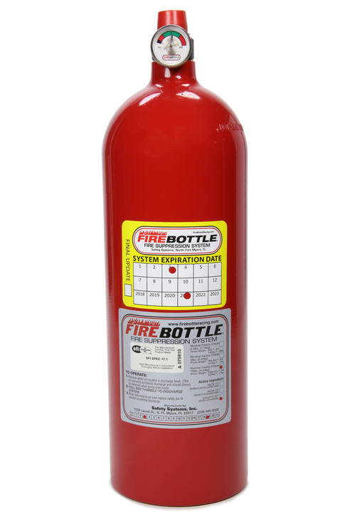 Fire Suppression Bottle Only 10lb NOVEC 1230