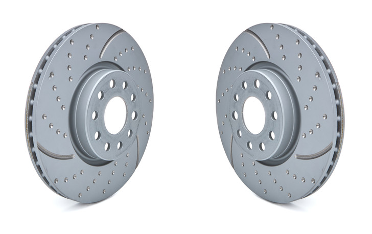 Brake Rotor Kit Turbo Front Volkswagen Golf