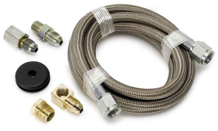 AUTOMETER 6 Ft Braided Stl Line Ki 