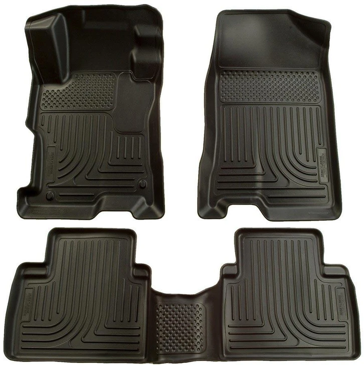 HUSKY LINERS 06-11 Honda Civic Front/ 2nd Floor Liners Black 