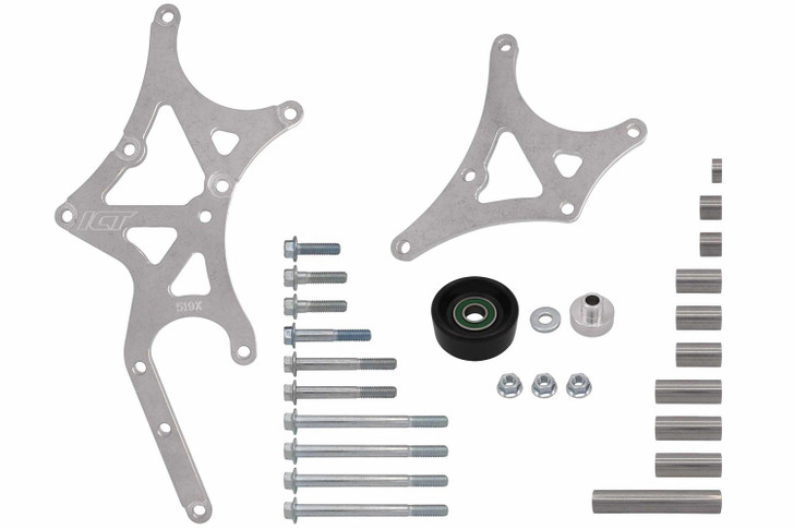 ICT BILLET LS Truck Alternator and Power Steering Kit Drive 