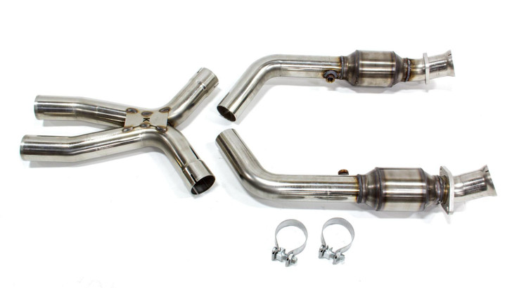 KOOKS HEADERS X-Pipe Catted 2.5in 05-10 Mustang 4.6L 