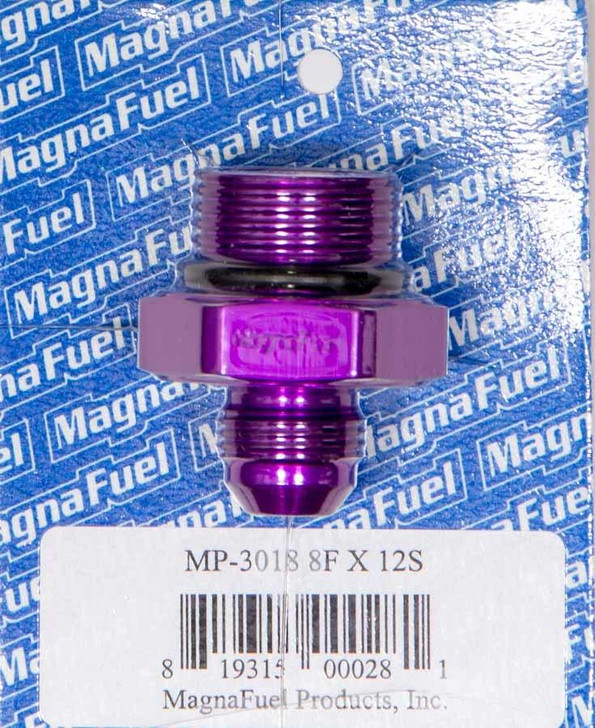 MAGNAFUEL/MAGNAFLOW FUEL SYSTEMS #8 to #12 O-Ring Male Adapter Fitting 