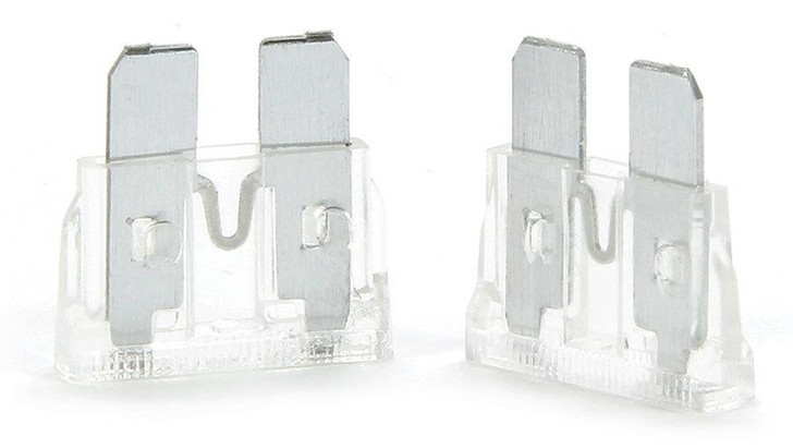 QUICKCAR RACING PRODUCTS 25 Amp ATC Fuse Clear 5pk 