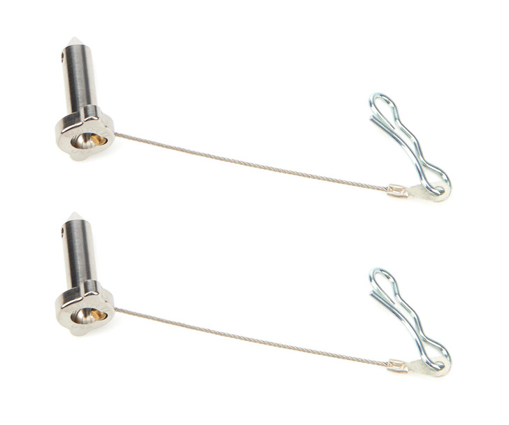 Ti22 PERFORMANCE Aero Wing Tree Pin Kit 1/4x5/8 Pair Titanium 
