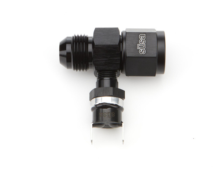 SETRAB OIL COOLERS Thermo Switch Assembly Inline 8an - 180 Degree 