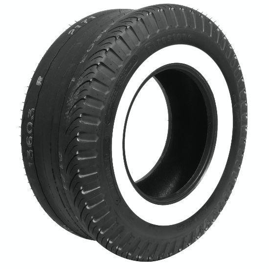COKER TIRE 1000-15 Firestone Drag 2 1/4in White Wall Tire 