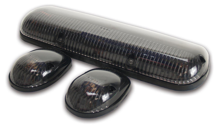 PACER PERFORMANCE Cab Roof Lights Smoke 02-06 GM P/U LED 