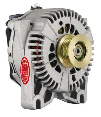 POWERMASTER 200amp Alternator Ford 4G Style Natural Finish 