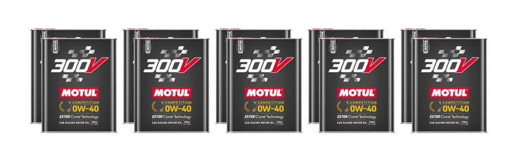 MOTUL USA 300V Competition Oil 0w40 Case 10 x 2 Liter 