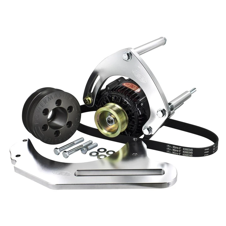 POWERMASTER Drag Race Pro Series Alternator Kit - BBC 