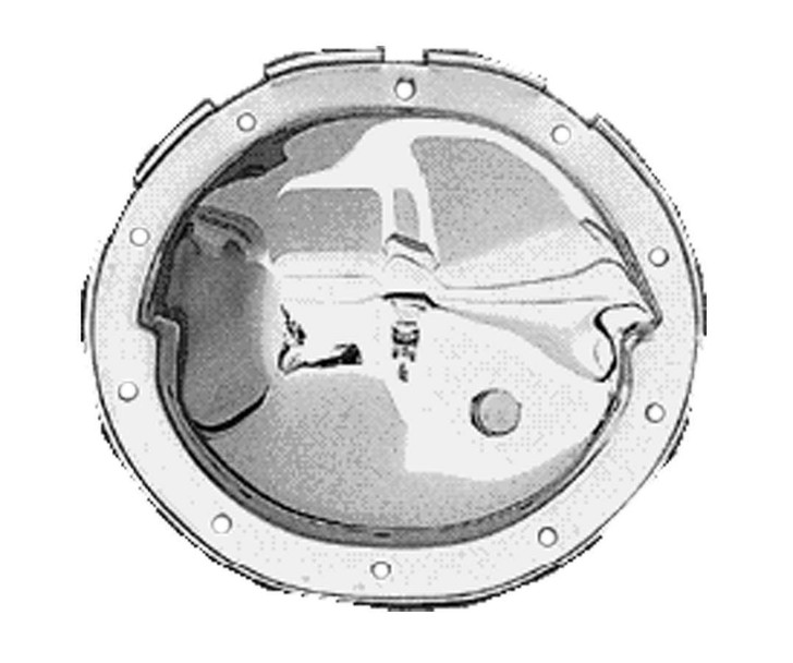 TRANS-DAPT Differential Cover Kit Chrome GM 8.5 Ring Gear 