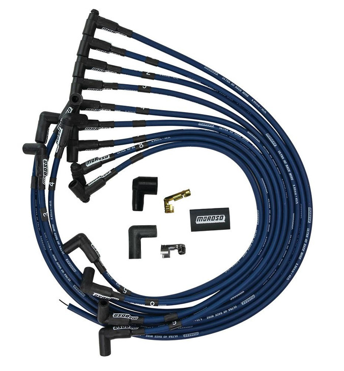 MOROSO Ultra 40 Plug Wire Set - Blue 