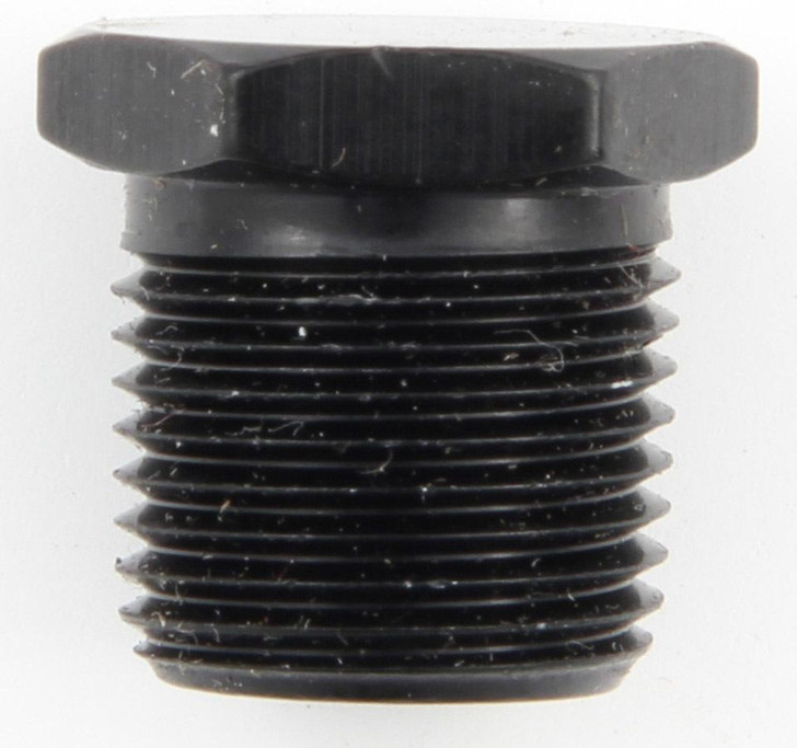 FRAGOLA 1/4 MPT Hex Pipe Plug Black 