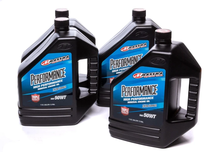 MAXIMA RACING OILS 50w Petroleum Oil Case 4 x 1 Gallon 