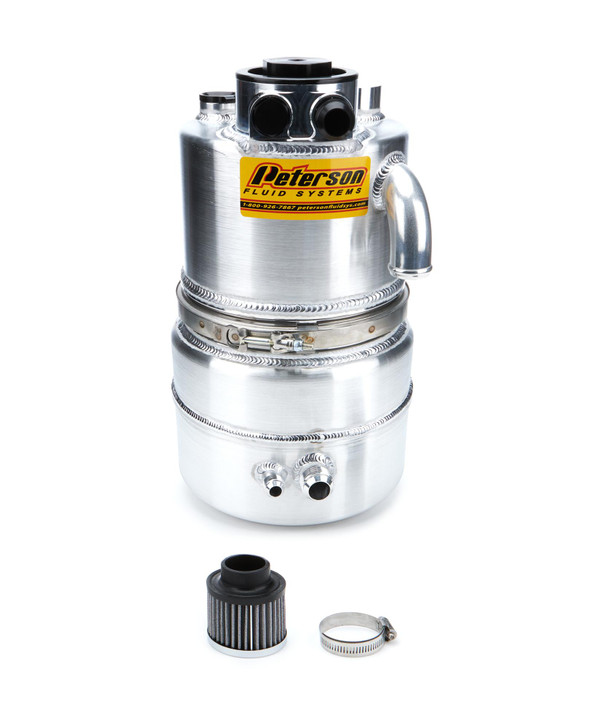 PETERSON FLUID Dry Sump Tank 5Gal w/ 10in Bottom 