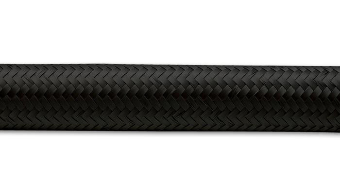 VIBRANT PERFORMANCE 20ft Roll -4 Black Nylon Braided Flex Hose 