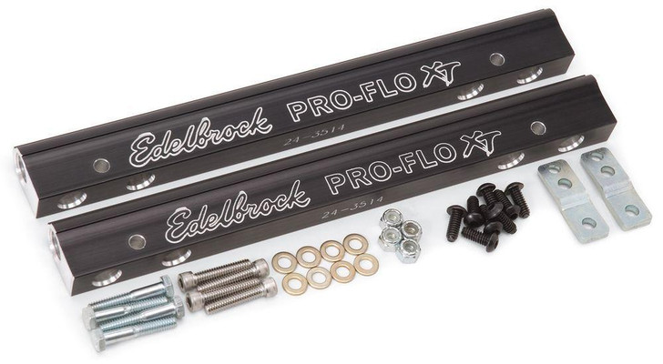 EDELBROCK EFI Fuel Rail Kit SBC Pro-Flo XT Use w/7137 